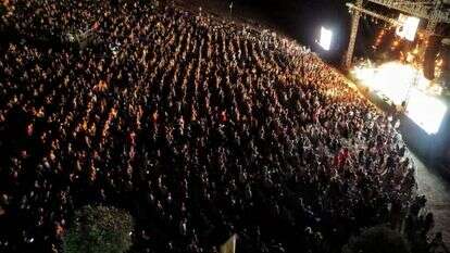 אלפים במופע בעין הוזים. קרדיט | מועצה אזורית מרום הגליל