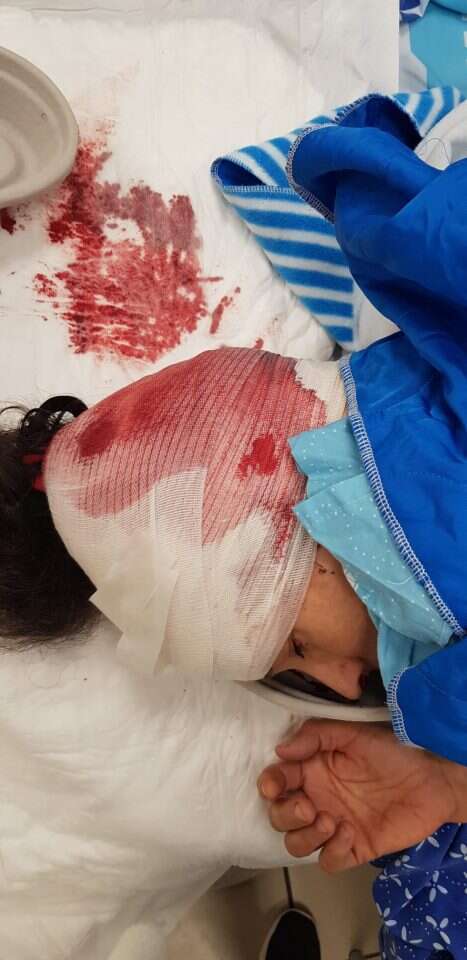 טייטל אחרי הפיגוע. | דסי פפרמן