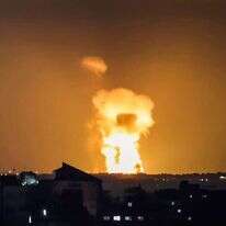 תקיפה ברצועת עזה, ארכיון. | AFP