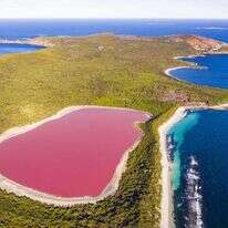 אגם הילייר, אוסטרליה. | גטי אימג'ס