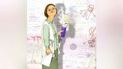 אמונה ש"ץ, 48, אמנית, מעצבת גרפית ומלמדת איור. אם ל־ 11, תושבת קריית־ספר. איור: אמונה שץ אמונה ש"ץ, 48, אמנית, מעצבת גרפית ומלמדת איור. אם ל־ 11, תושבת קריית־ספר. איור: אמונה שץ