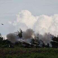 תרגיל ארטילרי של צבא טאיוואן, בהיערכות לפלישה סינית אפשרית, אוגוסט 22'. ת | אי.פי.איי