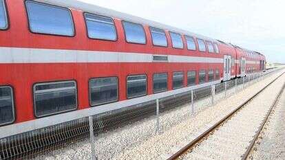 רכבת ישראל, מקטע נתיבות. ארכיון. | יהודה פרץ