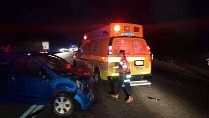 תאונת דרכים, ארכיון. | תיעוד מבצעי מד"א