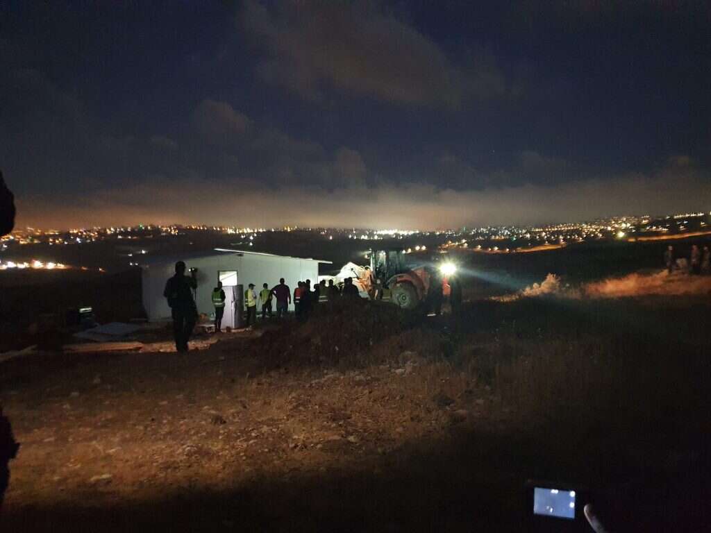 כוחות המשטרה ברמת מגרון