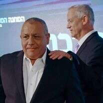 איזנקוט וגנץ. | AFP