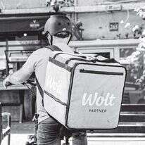 שליח של חברת וולט.