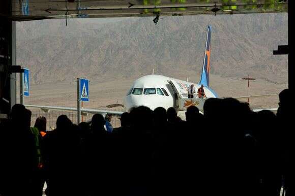 שדה התעופה רמון, ליד אילת. ארכיון. | משה שי, פלאש 90