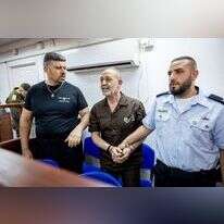 בכיר הגא"פ בעת הארכת מעצרו, בסאם א-סעדי. | יונתן זינדל, פלאש-90