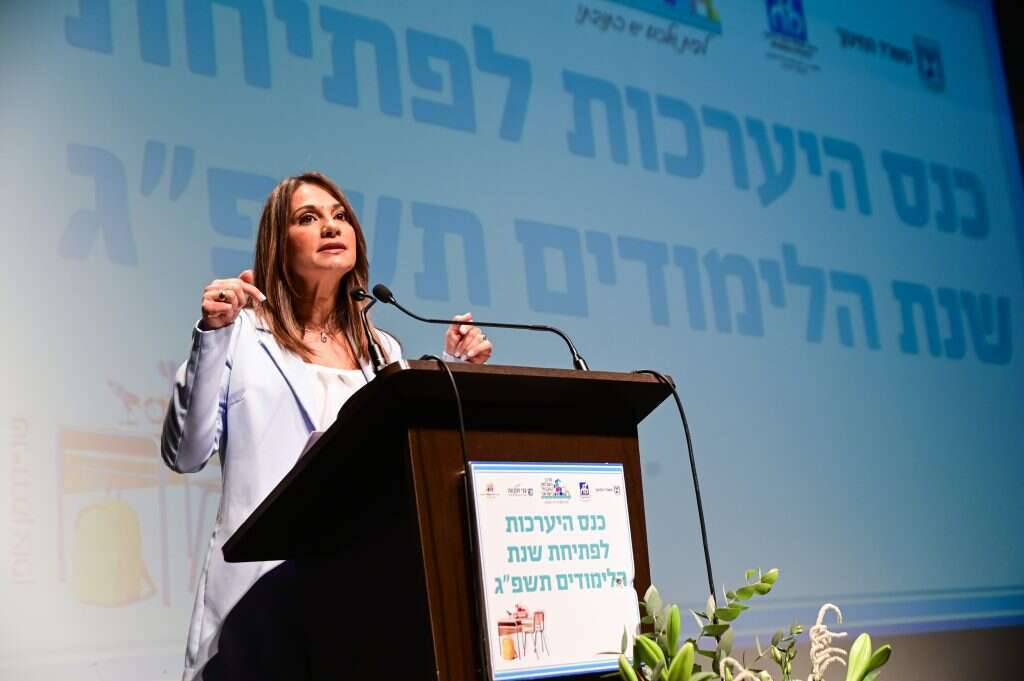 שאשא־ביטון בכנס היערכות לשנת הלימודים, בשבוע שעבר. | אבשלום ששוני, פלאש 90