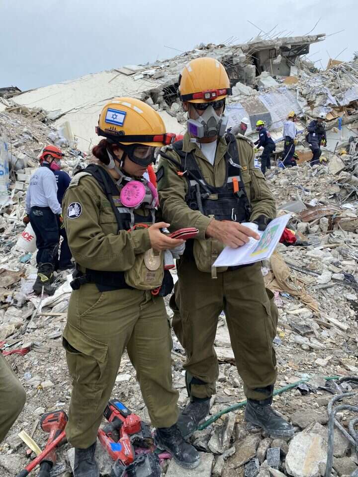 "לא התאים לאמריקנים שחבורה של ישראלים באו לעזור". לוי־דיאמנשטיין באתר. | באדיבות המצולמת