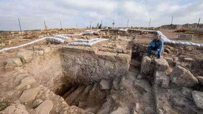 אתר החפירה. | מועצת בנימין