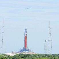 "ארטמיס 1" על כן השיגור, השבוע. | איי.אף.פי