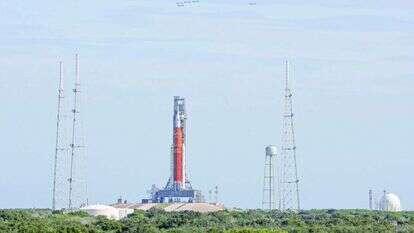 "ארטמיס 1" על כן השיגור, השבוע. | איי.אף.פי