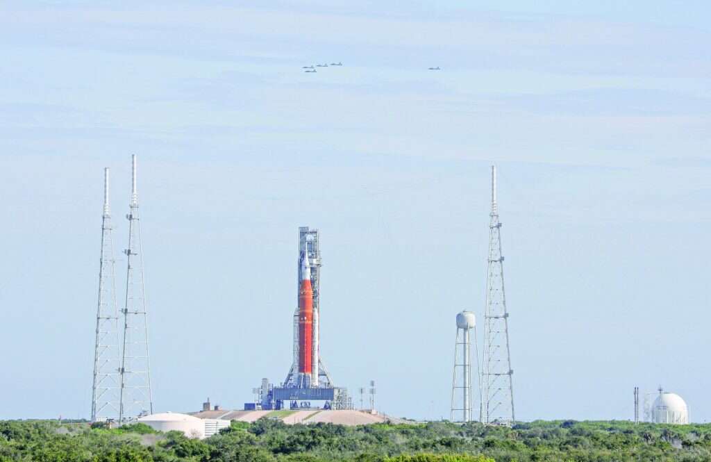 "ארטמיס 1" על כן השיגור, השבוע. | איי.אף.פי