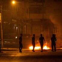 פלסטינים מתעמתים עם כוחות צה"ל מחוץ לקבר יוסף, 2019. | נאסר אשתייה/פלאש90