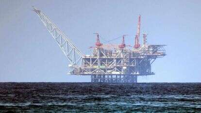 אסדת הגז לווייתן. | AFP