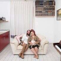 משפחת גולדשטיין, גבעת מרדכי, ירושלים. | שריה דיאמנט