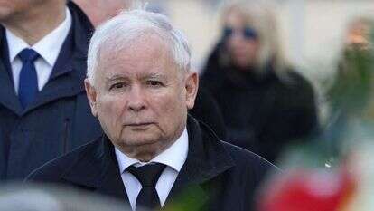 ירוסלב קצ'ינסקי, מנהיג מפלגת החוק והצדק. | AFP