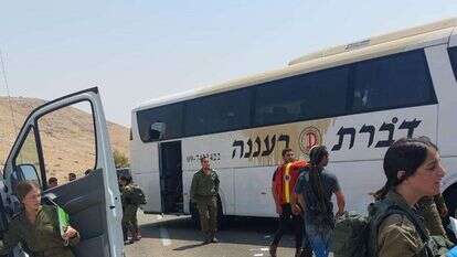 זירת הפיגוע בבקעה. | TPS