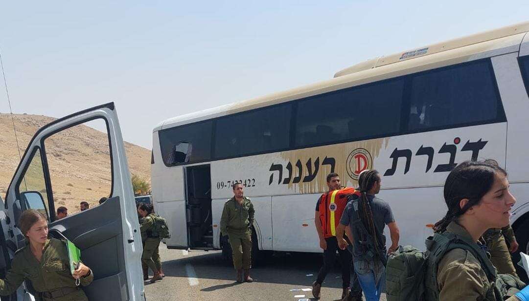 זירת הפיגוע בבקעה. | TPS