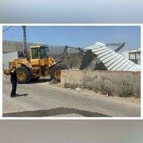 הריסת מתחמים לא חוקיים בלוד בתגובה לירי. | דוברות המשטרה