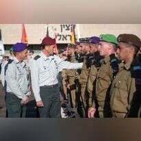 הרצי הלוי בסיום קורס קצינים בבה"ד 1. | דובר צה"ל