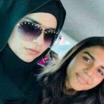 מנאר חג'אג' ובתה חדרה שנרצחו ביריות בלוד. ללא קרדיט