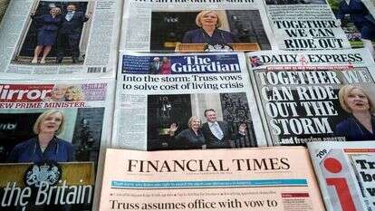 מבחר מעיתוני הממלכה ביום רביעי, בבוקר למחרת מינויה של טראס לראש הממשלה. | איי.אף.פי