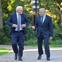 ראש הממשלה יאיר לפיד ונשיא גרמניה פרנק ואלטר שטיינמאייר. | קובי גדעון, לע"מ