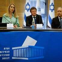 ועדת הבחירות המרכזית לכנסת ה- 25. | אוליבייה פיטוסי, פלאש90