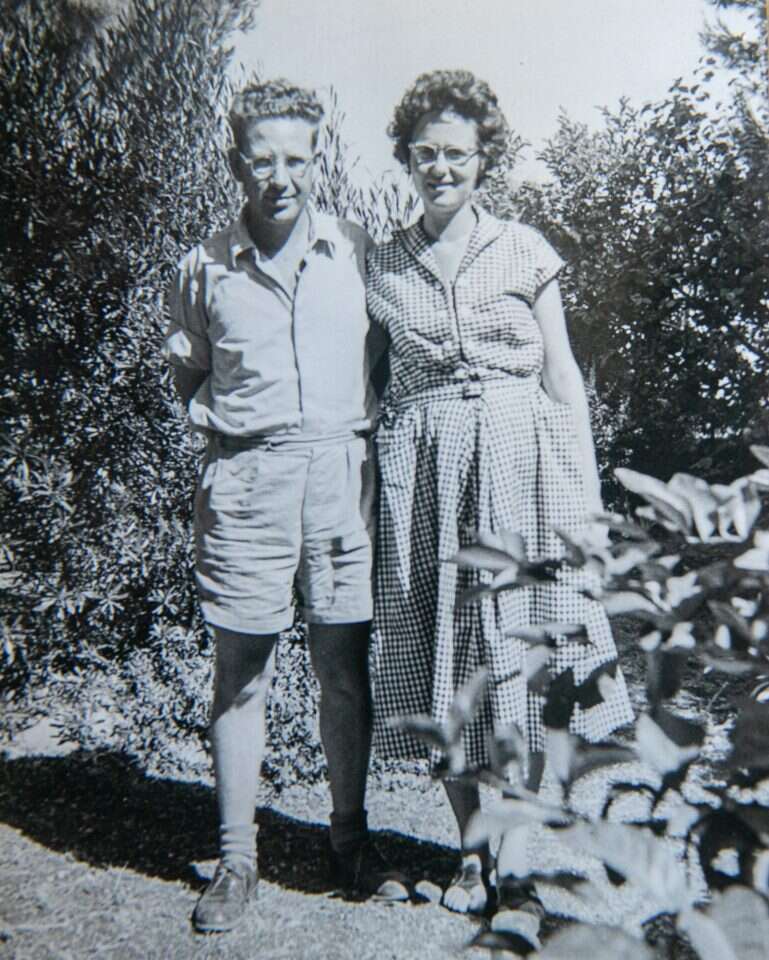 "אני חושבת שהוא התגעגע אליה עד יומו האחרון". עדה ואהרן ידלין. | מתוך האוסף המשפחתי