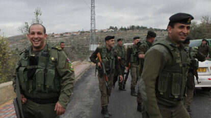 שוטרים פלסטיניים. נתי שוחט, פלאש 90