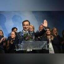 מנהיג השמרנים וראש הממשלה המיועד של שוודיה, אולף קריסטנסון. | AFP מנהיג השמרנים וראש הממשלה המיועד של שוודיה, אולף קריסטנסון. | AFP