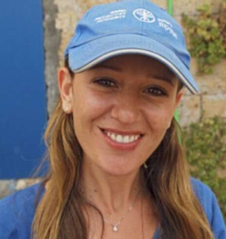 אריולה יקואל, מנהלת החפירה שבה נחשפו התגליות. | אסף פרץ, רשות העתיקות