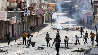 מהומות בשכם. | EPA