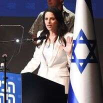 איילת שקד בהשקת קמפיין הבית היהודי. | ברני ארדוב - בנוביץ תקשורת