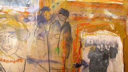 תפקיד הטיפול לגעת בטראומה באופן שיעזור לעצור אותה ולא להעבירה הלאה "הדודות מווילנה", תמר פינגולד, טכניקה מעורבת, 2019