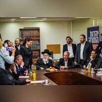 מרב מיכאלי בחגיגות יום הולדת שבעים למשה גפני, השנה. | אורן בן חקון