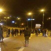 הפגנת מתיישבים בצומת שילה, ארכיון. | גד אמיתון, TPS