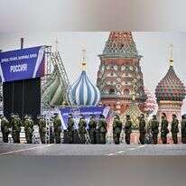 חיילים בכיכר האדומה במוסקבה. | AFP