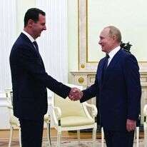 פוטין ואסד בפגישה במוסקבה, ספטמבר 2021. | אי.פי.איי