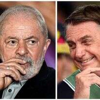 הנשיא המכהן ז'איר בולסונארו והנשיא לשעבר לואיז אינאסיו לולה דה סילבה. צילומים: AFP הנשיא המכהן ז'איר בולסונארו והנשיא לשעבר לואיז אינאסיו לולה דה סילבה. צילומים: AFP