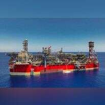 אסדת הגז כריש בשטח המחלוקת. | AFP