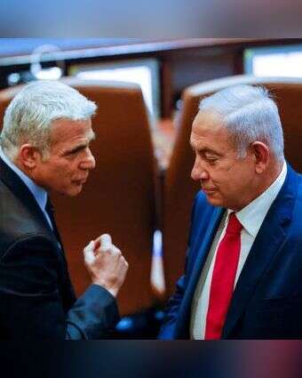 נתניהו ולפיד | אוליבייה פיטוסי, פלאש 90 נתניהו ולפיד | אוליבייה פיטוסי, פלאש 90