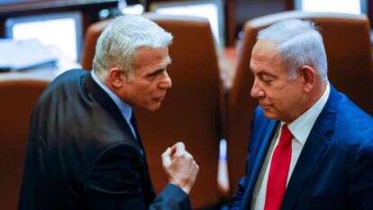 נתניהו ולפיד | אוליבייה פיטוסי, פלאש 90