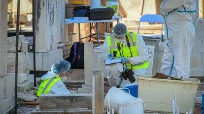 פתיחת קברו של הילד יוסף מלמד. | אבשלום ששוני, פלאש 90