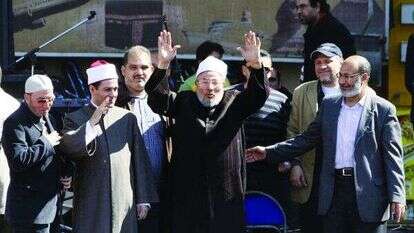 השייח' יוסוף אל קרדאווי. | AFP