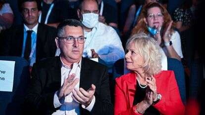 שר המשפטים גדעון סער ועיוצת המשפטית לממשלה, גלי בהרב מיארה. | אבשלום ששוני / פלאש90