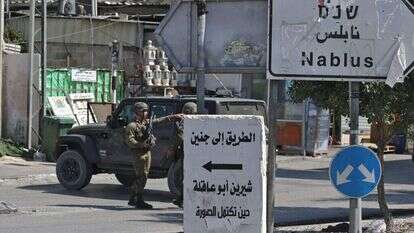 חיילים באזור דיר שארף, סמוך לשבי שומרון. | AFP